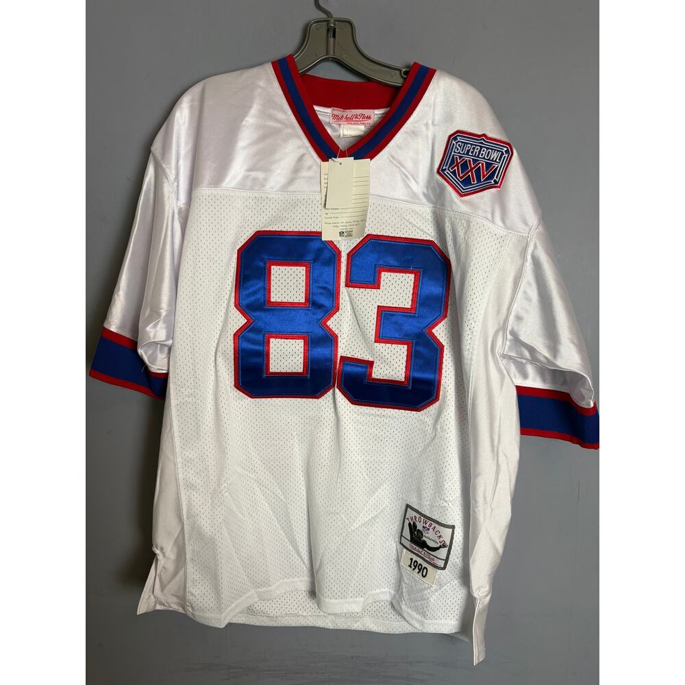 Mitchell & Ness Andre Reed #83 Buffalo Bills Jersey NWT Men’s Size 48 White